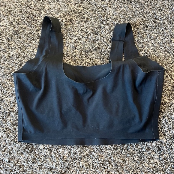 SKIMS Naked Scoop Longline Bralette Wirefree Black Size MEDIUM - Picture 6 of 8